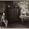 Interior of miner's shack. Scott's Run outside of Morgantown, West Virginia