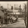 Bethlehem houses and steel mill. Pennsylvania