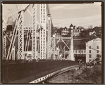 Bridge and houses in [Phillipsburg, New Jersey; seen from] Easton, Pennsylvania