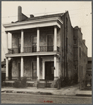 Greek Revival house at 1417 Annunciation Street. New Orleans, Louisiana
