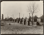 Steelmill workers' company houses and outhouses. Republic Steel Company, Birmingham, Alabama