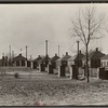 Steelmill workers' company houses and outhouses. Republic Steel Company, Birmingham, Alabama