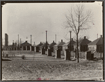 Steelmill workers' company houses and outhouses. Republic Steel Company, Birmingham, Alabama