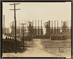 Steelmill and workers' houses. Birmingham, Alabama
