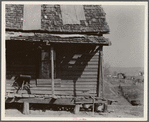 Detail of Negro house. Tupelo, Mississippi