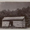 Negro cabin. Hale County, Alabama