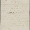Undated correspondence