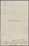 Undated correspondence