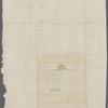 Undated correspondence