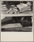 Cornbread. Food for flood refugees at the Forrest City concentration camp. Arkansas