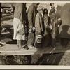 Negroes waiting for food in the Forrest City, Arkansas, refugee camp