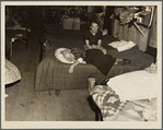 Flood refugees in canning factory used by the Red Cross as a relief station. Mayfield, Kentucky