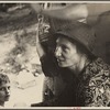 Farm woman in conversation with relief investigator, West Virginia