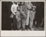 Flood refugees at mealtime, Forrest City, Arkansas