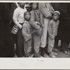 Flood refugees at mealtime, Forrest City, Arkansas