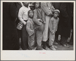 Flood refugees at mealtime, Forrest City, Arkansas