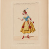 Costume de Melle Louise Fitz-James, rôle de Lilia, dans Le diable amoureux, ballet, actes I et II