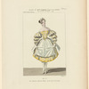 Costume de Melle. Noblet, (Dame de la cour) dans La fille du Danube, ballet, Académie Royale de Musique. Acte II