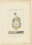 Costume de Melle. Noblet, (Dame de la cour) dans La fille du Danube, ballet, Académie Royale de Musique. Acte II