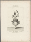 Melle. Noblet, rôle de Folie, dans Gustave III; ou Le bal masqué, Acc'ie r'le de musique