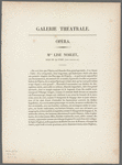 Melle. Noblet, rôle de Folie, dans Gustave III; ou Le bal masqué, Acc'ie r'le de musique