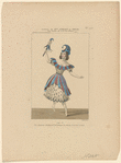 Costume de Melle. Noblet en Folie, dans Gustave III; ou Le bal masqué, opéra, acte V, Académie royale de musique