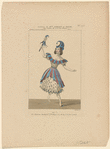 Costume de Melle. Noblet en Folie, dans Gustave III; ou Le bal masqué, opéra, acte V, Académie royale de musique