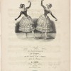 El zapateado, pas espagnol dansé par Mlle. Noblet et Mme. A. Dupout [sic] pour le piano par A. Thys