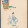 Woman in umbrella