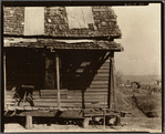 Detail of Negro house. Tupelo, Mississippi