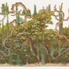 Woodland scenery cut-outs
