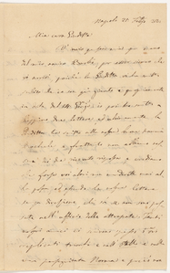 Giuditta Pasta correspondence