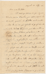 Letter, Naples, to Giuditta Pasta, Milan
