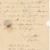 Letter, Naples, to Giuditta Pasta, Milan