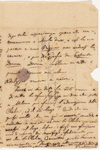 Letter [illegible], to Giuditta Pasta, Milan