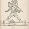 Mr. Mazurier dans le rôle de Polichinel vampire, Théâtre de la Porte St. Martin