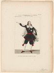Costume de Mazilier, rôle de Don Cleophas, dans Le diable boiteux, ballet, Académie royale de musique