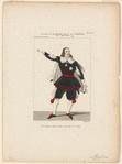Costume de Mazilier, rôle de Don Cleophas, dans Le diable boiteux, ballet, Académie royale de musique