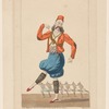 Costume de Mazurier, rôle de Gavatino dans Une visite à Bedlam. Ballet pantomime