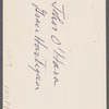 Grace Hartigan & John O'Hara [sic, Frank O’Hara]