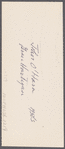 Grace Hartigan & John O'Hara [sic, Frank O’Hara]