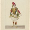 Costume de Montjoie, rôle d'Ackbar, dans L'île des pirates, ballet, Académie royale de musique, actes II, III