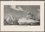 The Kaiser's steam yacht Hohenzollern at the Kiel Regatta. From the painting by H. Bohrdt--by permission of the Berlin Photographic Company, 14 East 23d St., New York