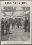 Un Épisode de la semaine des régates, a Kiel. Au bord du yacht du prince de Monaco, après un déjuner auquel assistait M. Étienne, ancien ministre de la Guerra français, l'empereur d'Allemagne est photographié "en couleurs" par le lieutenant de vaisseau Bourée, aide de camp du prince. Lieutenant de vaisseau Bourée. Prince de Monaco. M. Eugène Étienne. L'empereur Guillaume II