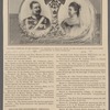Souvenir portraits of the Emperor and Empress of Germany issued on the occasion of the twenty-fifth anniversary of their marriage