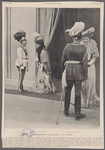 L'Empereur Guillaume II a Vienne. [Captions under individual persons:] Empereur Guillaume II. Comtesse de Wedel. Empereur François-Joseph.