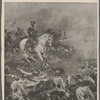 The ruler of the traditional enemy of France: the German emperor as chief of the Death's head Hussaks. From the painting by Adalbert von Kossak, reproduced by permission of Mr. E. Bieber, court photographer, Berlin and Hamburg.