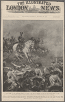 The ruler of the traditional enemy of France: the German emperor as chief of the Death's head Hussaks. From the painting by Adalbert von Kossak, reproduced by permission of Mr. E. Bieber, court photographer, Berlin and Hamburg.