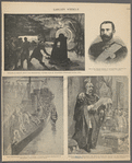 England is getting ready for emergencies--forging guns at Woolwich.--Illustrated London News. The late Prince Henry of Battenberg, son-in-law of Queen Victoria.--London Graphic. War preparations in England--putting a 27-knot torpedo-destroyer in readiness.--Illustrated London News. Emperor William delivering the message from the throne on the twenty-fifth anniversary of the foundation of the German empire.--London graphic