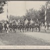 Un document historique: L'empereur d'Allemagne et les officiers de la Mission Française au camp de Doberitz pres Berlin, pendant les manoeuvres de Juin. [Captions under individual people:] S.M. Guillaume II. Général de Lacroix. Colonel Chabaud. Capitaine des Vallières. Lieutenant Caillot